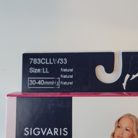 Sigvaris Medical Compression Hosiery / Knee-high / LL / Natural / 783CLLW33 - Picture 3 of 5